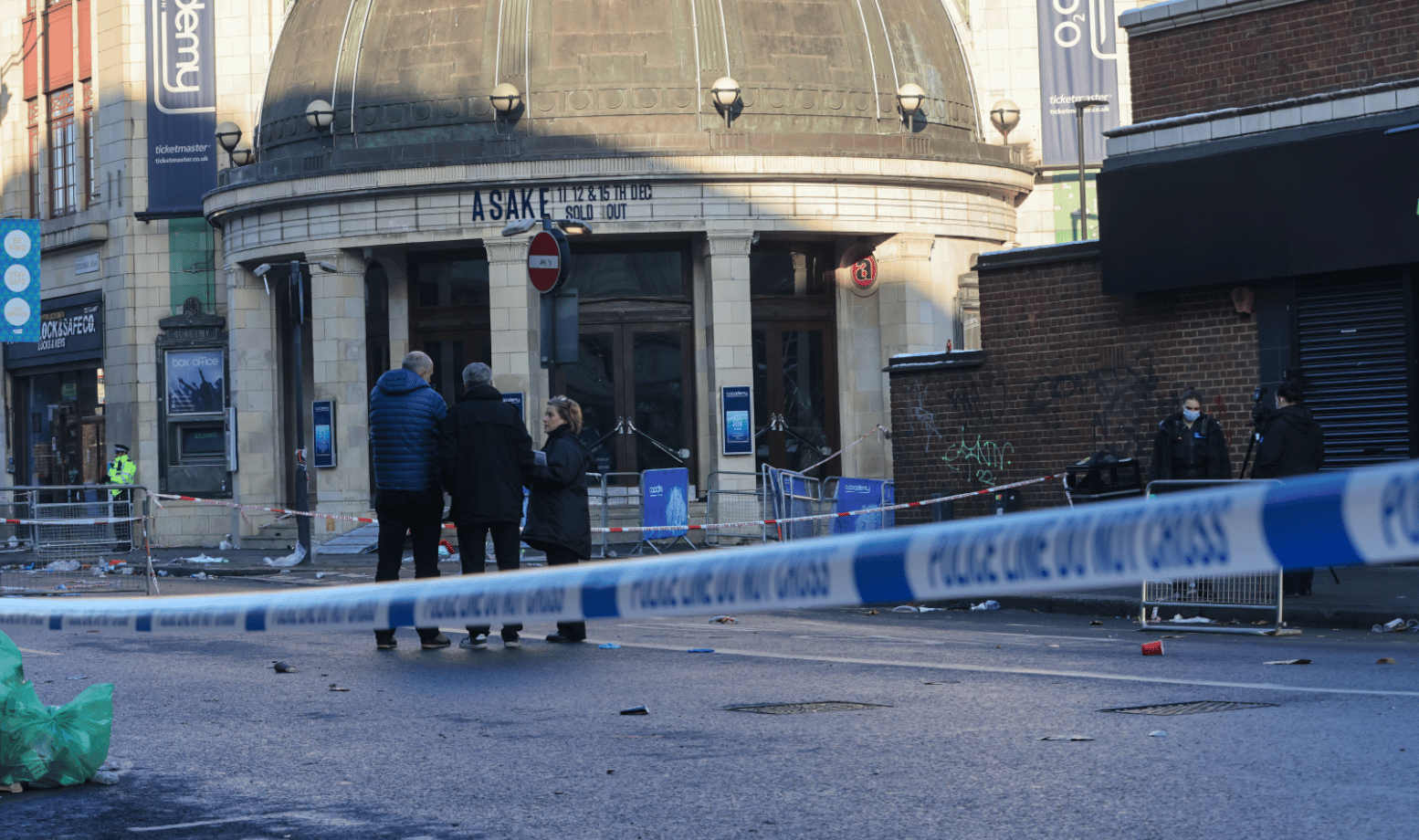 Three Woman 21, 23 and 33 years old all remain fighting from their lives after Brixton Academy Crush as Police appeal for the public’s he…