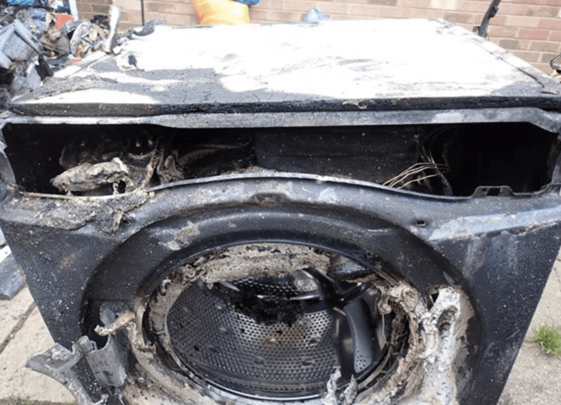 The Fire Is Believed To Have Been Caused By An Electrical Fault In A Washing Machine