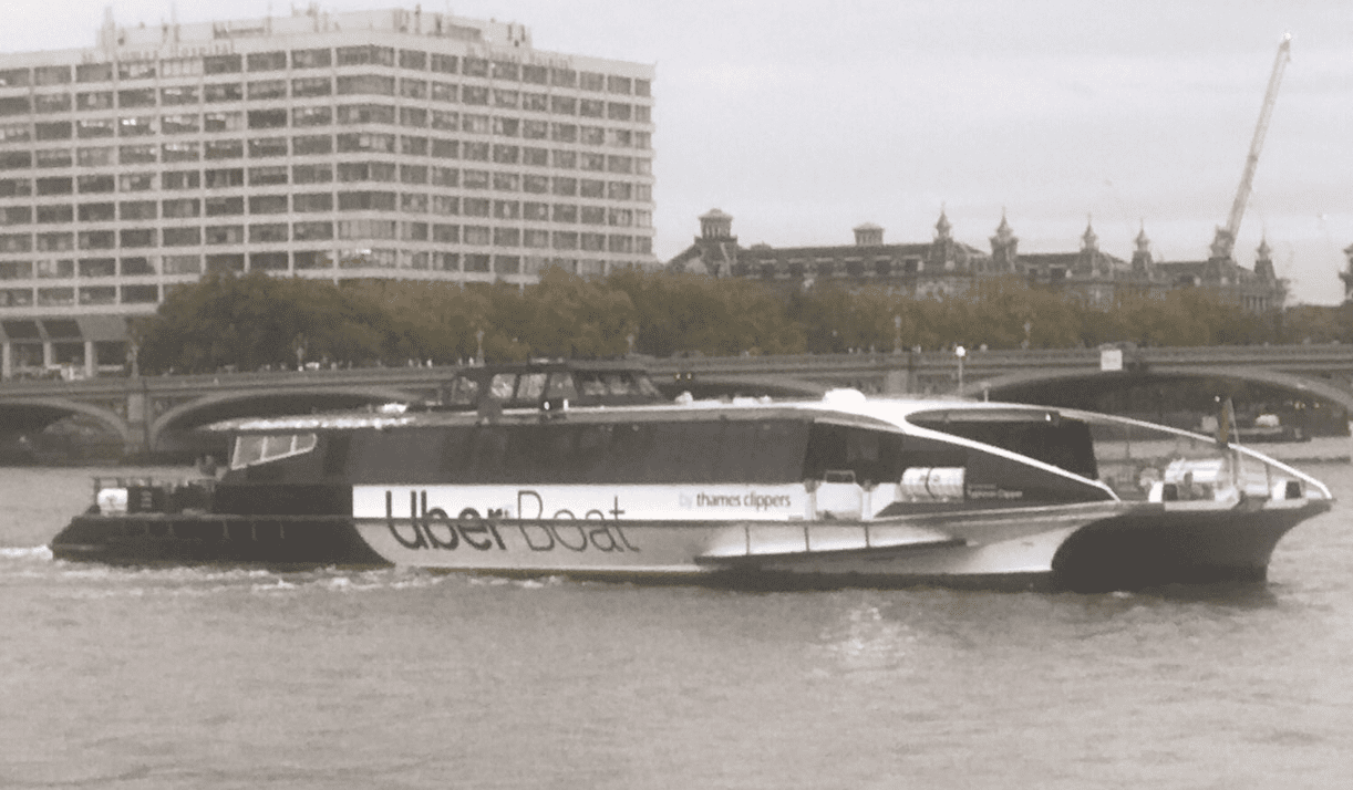 Dozens Of People Have Evacuated As Firefighters Are Called To Tackle A Blaze Aboard A Thames Clipper At The Trinity Buoy