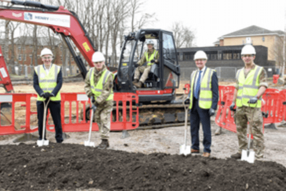 Construction Begins On New Welfare Centre For Army Recruits At Pirbright