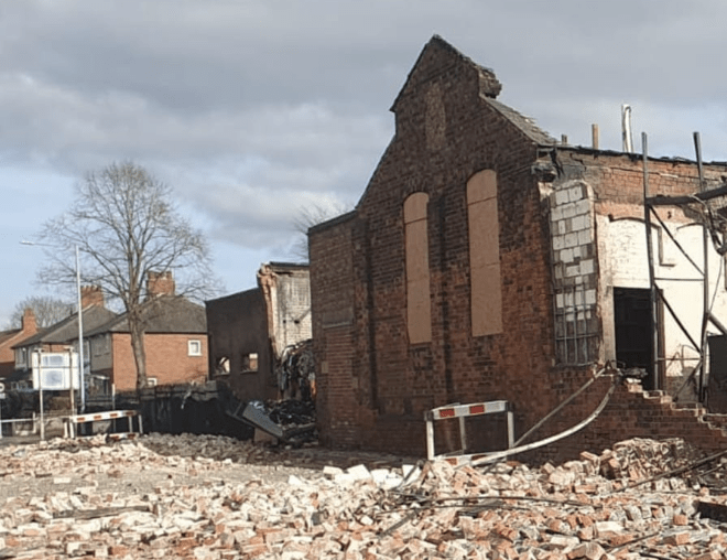 Clean-up Operation Begins Following Forest Road, Mansfield Fire