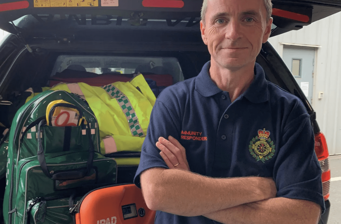 A Man From Telford Who Suffered An Out Of Hospital Cardiac Arrest In 2019 Is Running A 50-mile Ultra-marathon To Raise Money For His Local Community First Responder Scheme.