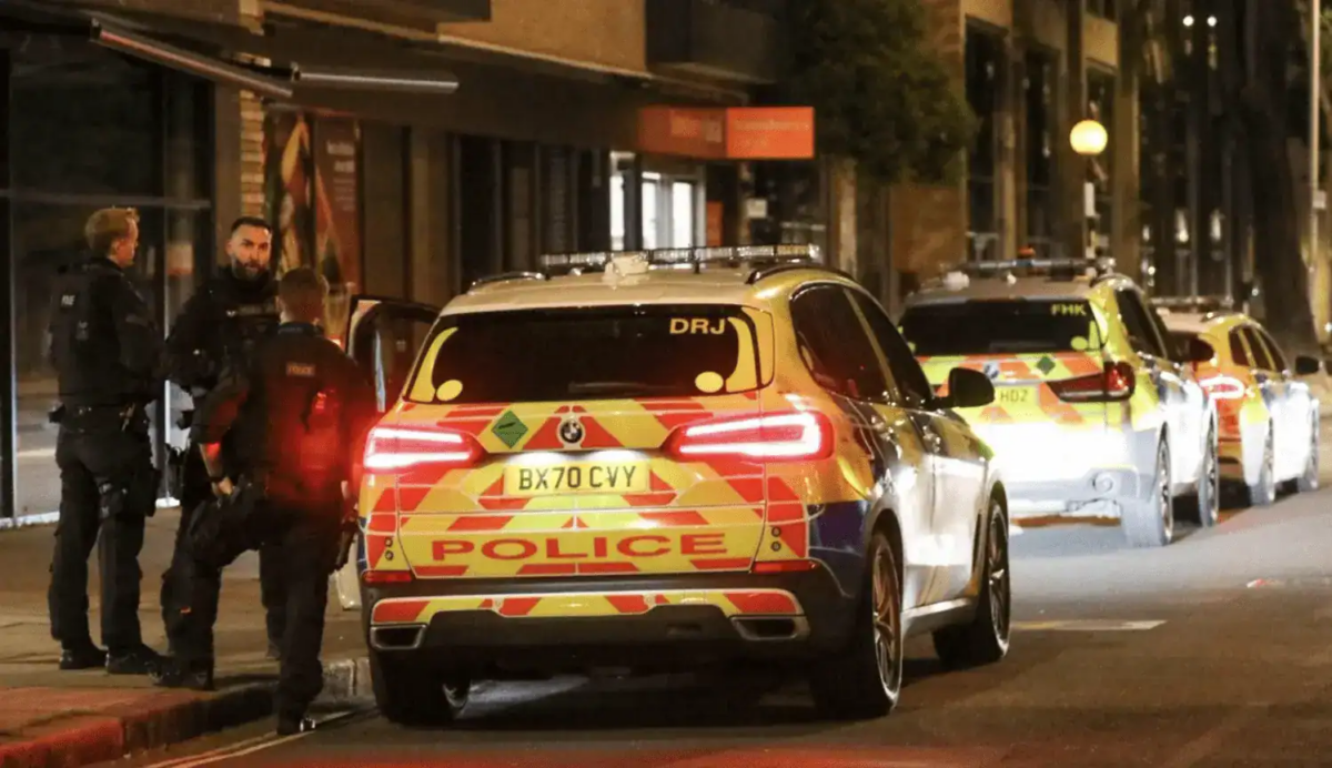 Armed police called to a man with a knife attempting to gain access to Hackney Property