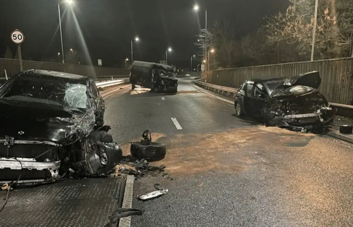 Van Drives Wrong Way on A3 Near Guildford, Crashes Into Two Cars – Police Hunt Witnesses