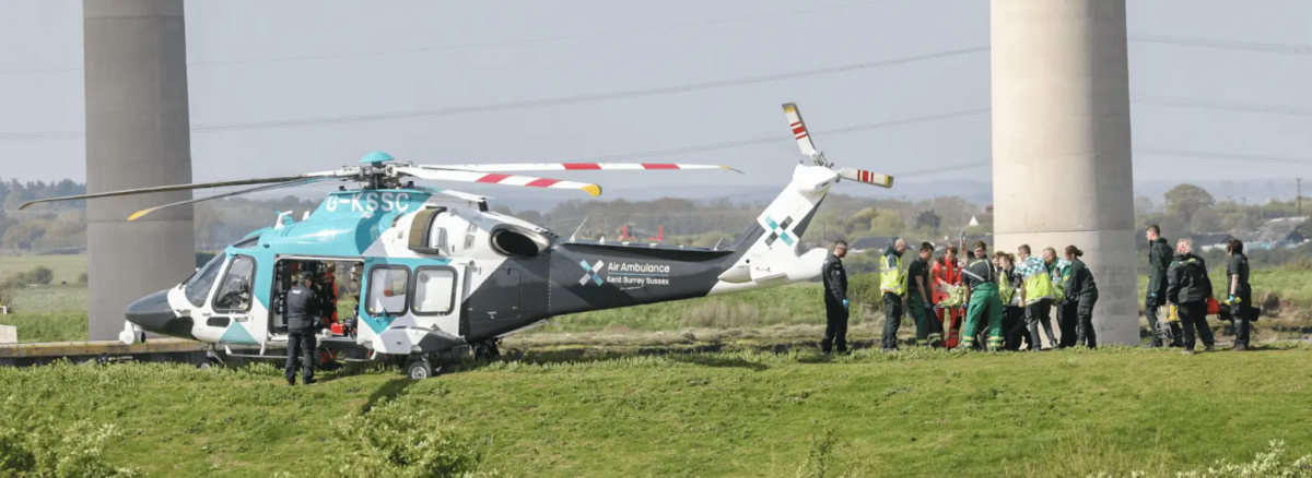 Man Perched on Sheppey Crossing Sparks Full-Scale Emergency Rescue Operation