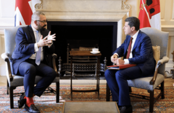 Foreign Secretary Meets With The Chief Minister Of Gibraltar In London