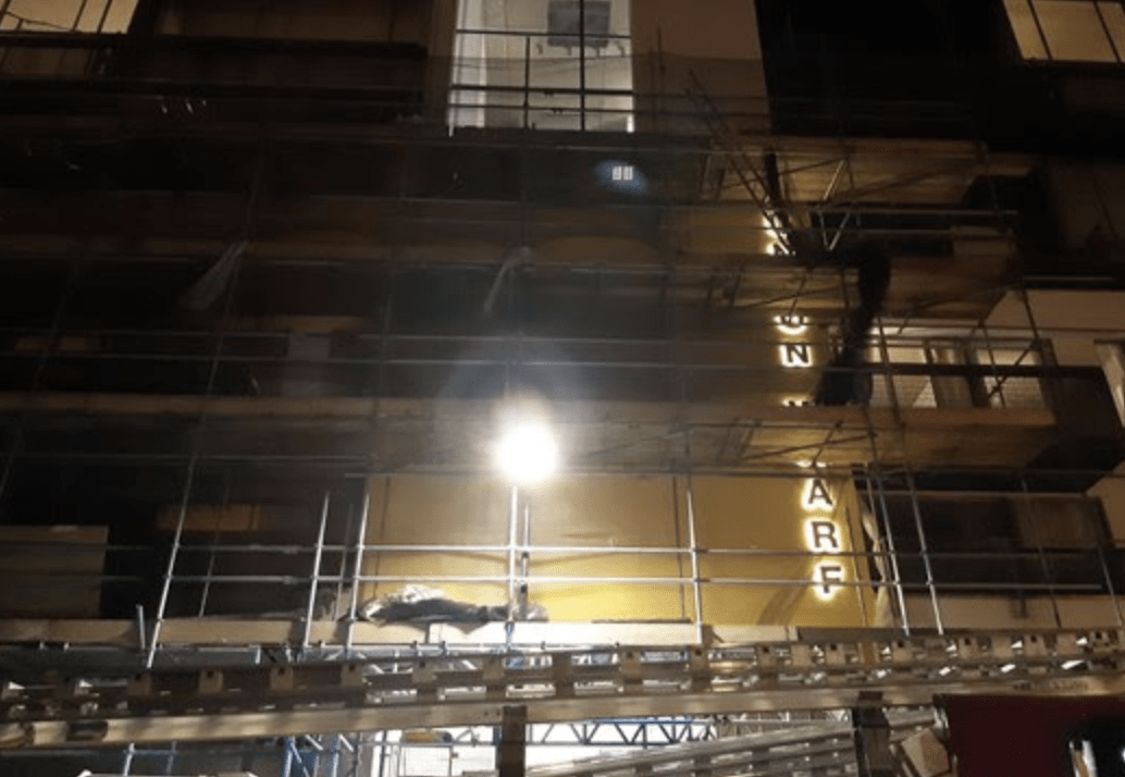 Six Fire Engines And Approximately 40 Firefighters Battled A Flat Fire On Wenlock Road In Hackney