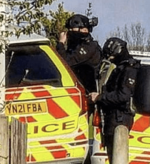 A Dog Has Been Shot Dead By Police Officers Following An Incident In The East Midlands