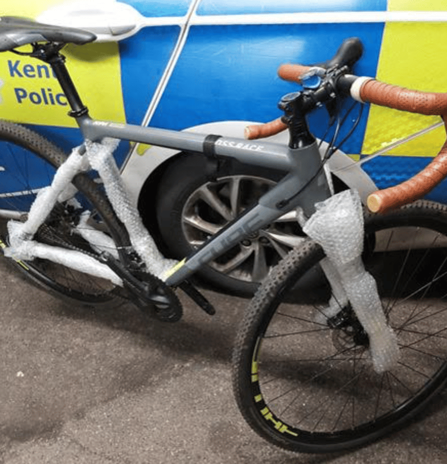 Officers have recovered several stolen bicycles after they were tracked to a service station near Folkestone – (ID 535274)
