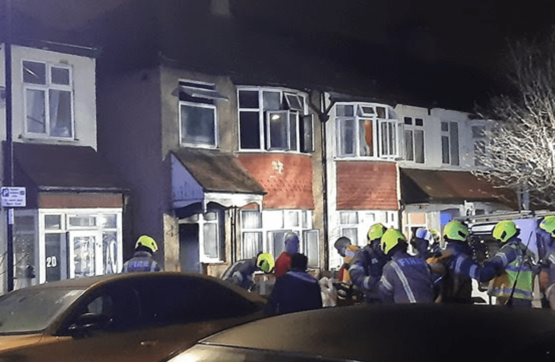 Six Fire Engines And Approximately 40 Firefighters Responded To A Fire On Yorkshire Gardens In Edmonton