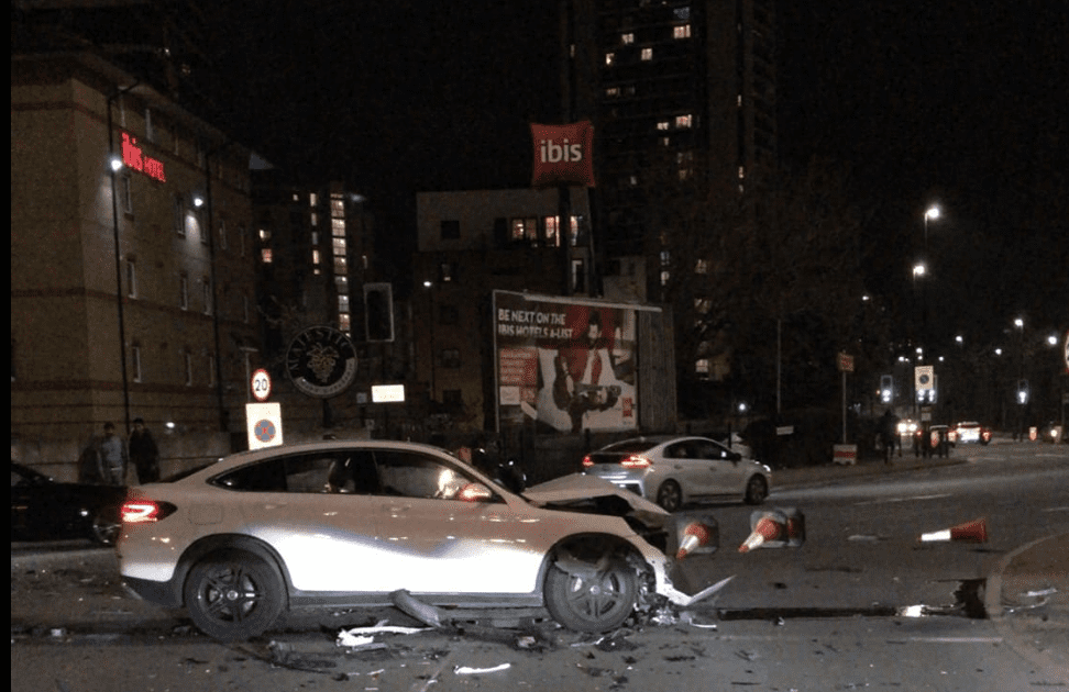 Driver Arrested After Leaving The Scene Of A Collision In East London
