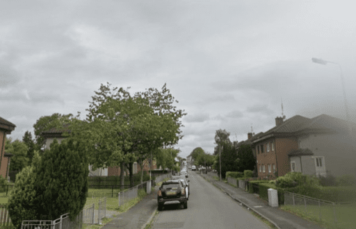 Houses In The Pollok Area Of Glasgow Were Evacuated After A Potential Unexploded Bomb Was Discovered This Morning