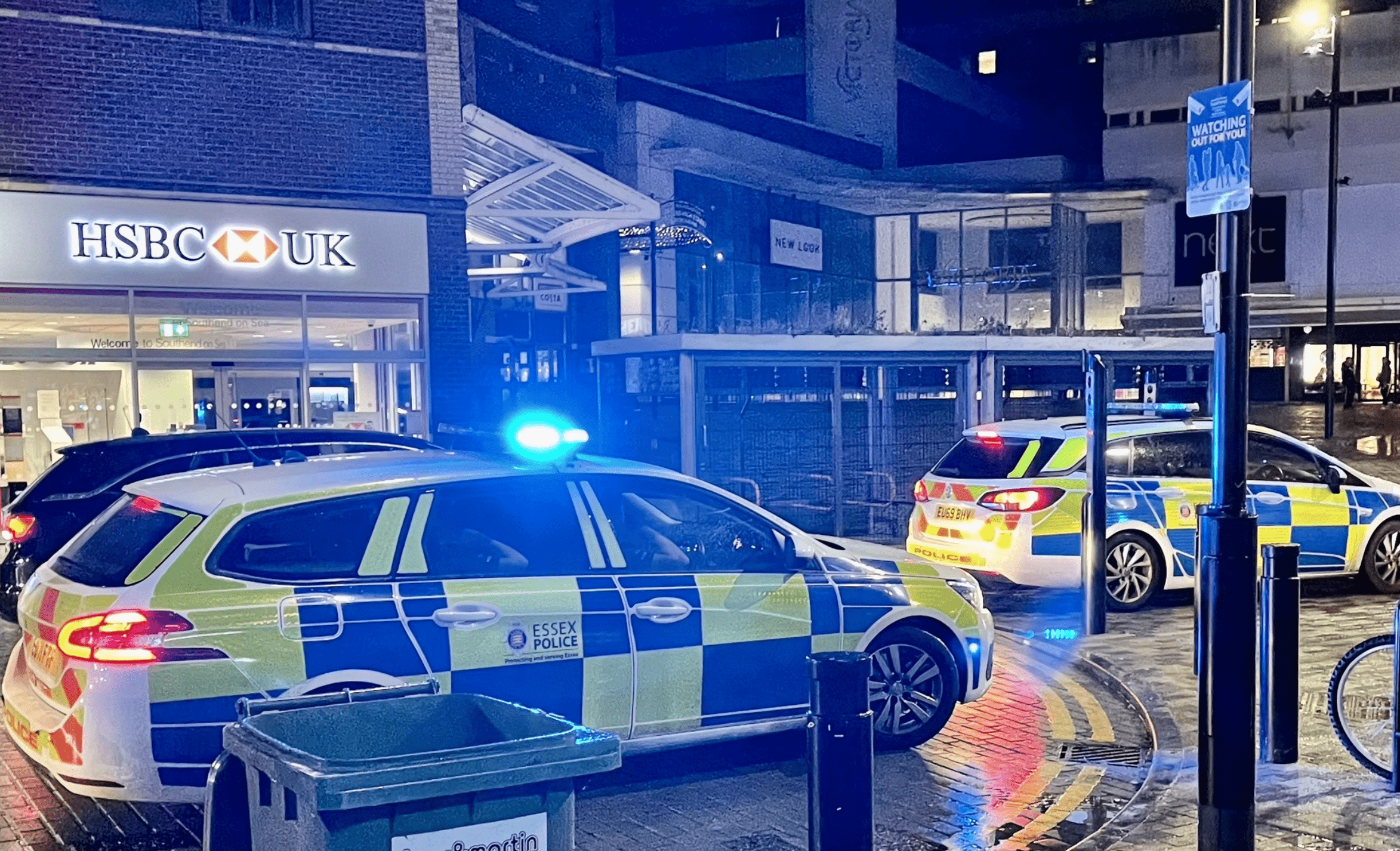 Police Are Investigating After A Woman Was Threatened With A Knife In Southend City Centre