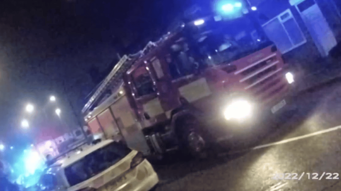 Police Discovered A Fire After Responding To A Burglary Report Whereby Cannabis Plants Were Allegedly Stolen