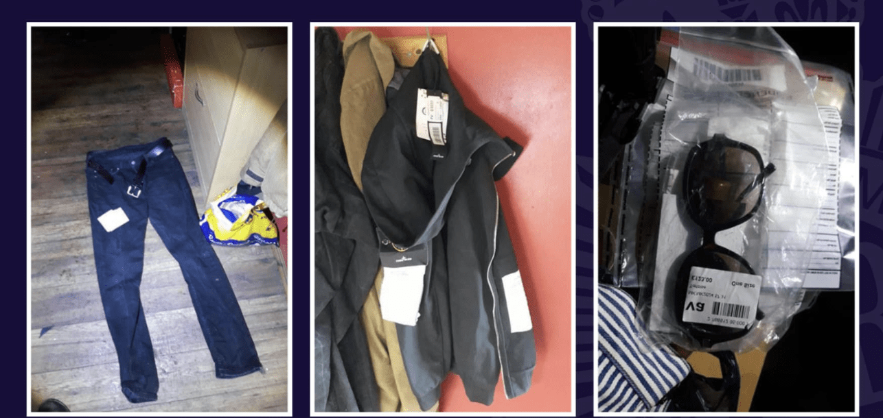 Police Seized Large Amounts Of Drugs And Suspected High-value Stolen Goods After Carrying Out A Raid.