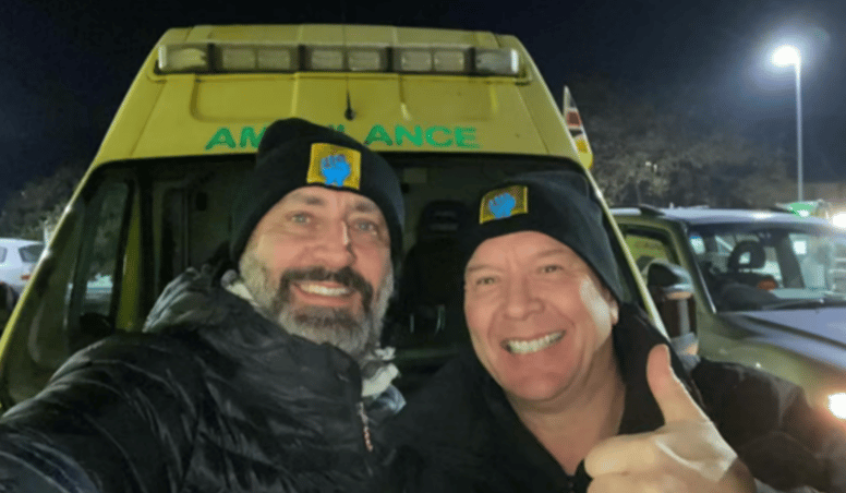 Two Retired Nottinghamshire Police Officers Have Travelled On A Christmas Humanitarian Mission To War-torn Ukraine To Deliver Children’s Toys And Vital Supplies