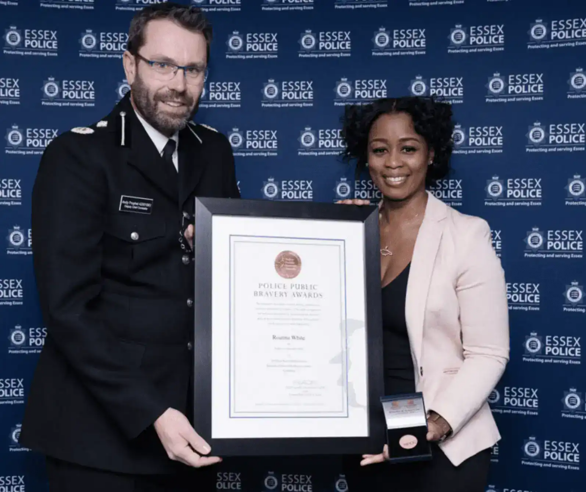 A Colchester Woman Who Tried To Save Her Neighbour’s Life After He Was Stabbed Has Been Recognised With A National Police Chief’s Council (npcc) Bravery Award