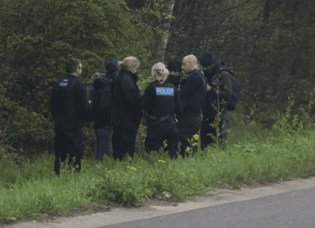 A Group Of Men Were Stopped By Police After Walking Down The M2 Motorway Near Gravesend