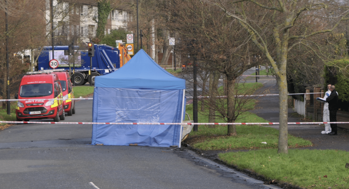 Investigation Launched Following Fatal Vehicle Fire In Clapham South West London That Is Being Treated As Unexpected