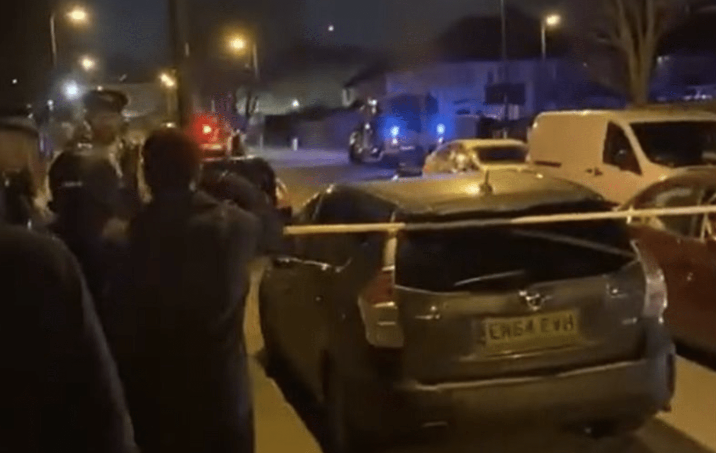 Three Metropolitan Police Officers Were Taken To Hospital After Being Attacked In North London By A Gang Of Three Men