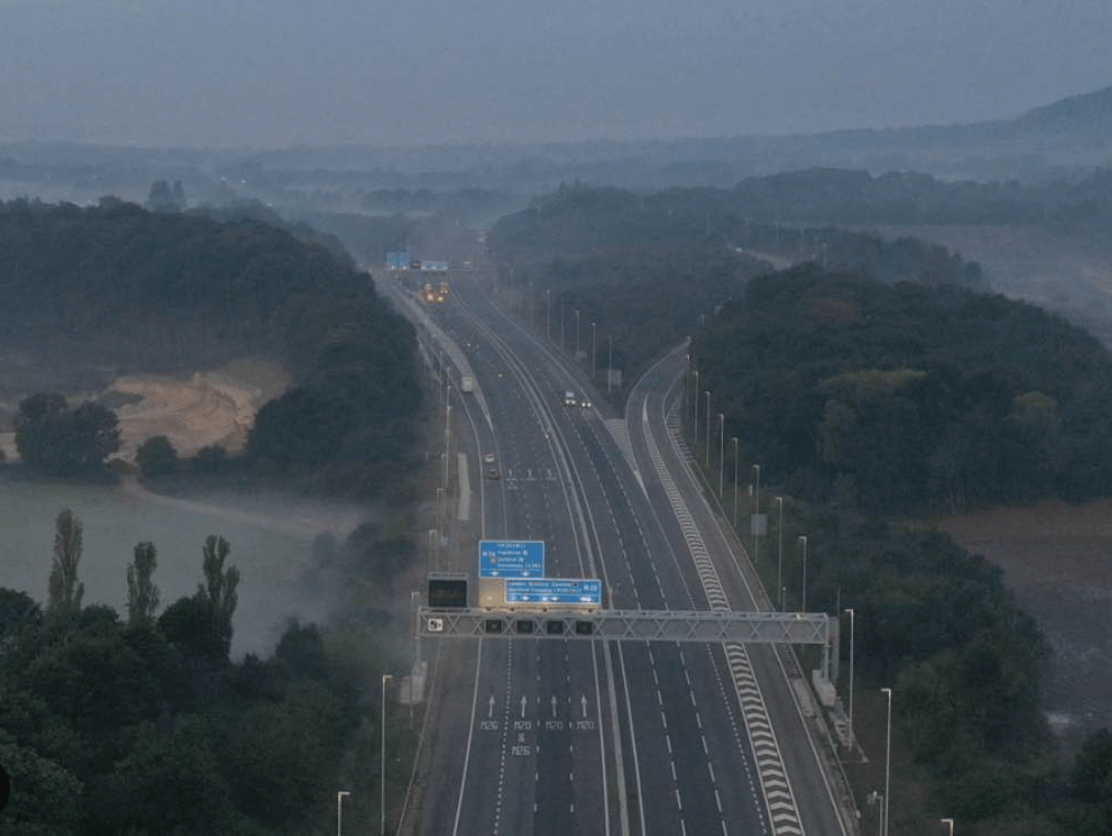 The Met Office Has Issued A Yellow Warning For Dangerously Thick Fog On Tuesday Morning, Which Is Expected To Cause Travel Chaos. People Are Advised To Plan For Longer Travel Times