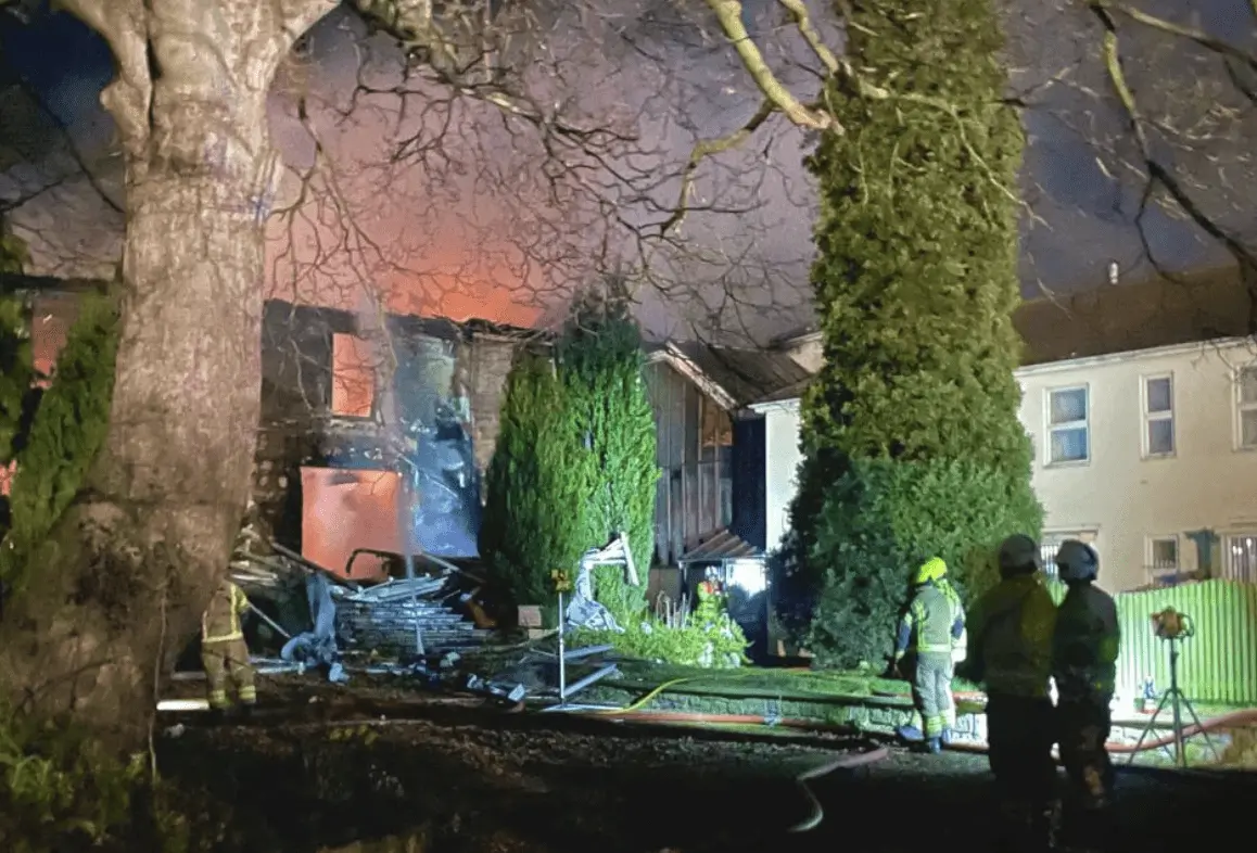 Early Morning Blaze: Two Arrested After Fire Rips Through Former Worksop Nursing Home