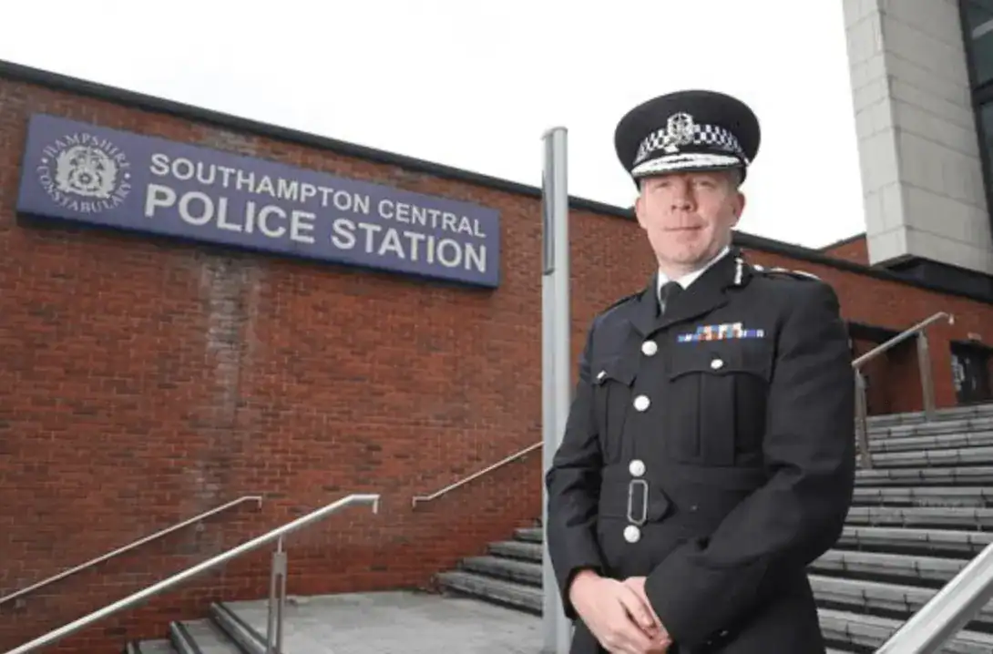 The First 'homegrown' Chief Constable For Hampshire And The Isle Of Wight Takes Office Today, Promising To Provide Exceptional Local Policing