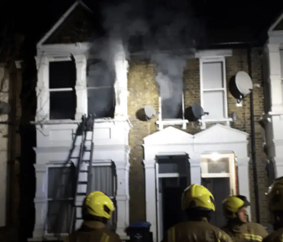 Harlesden Flat Blaze: 25 Firefighters Rescue Man as Flames Gut Ground Floor Flat