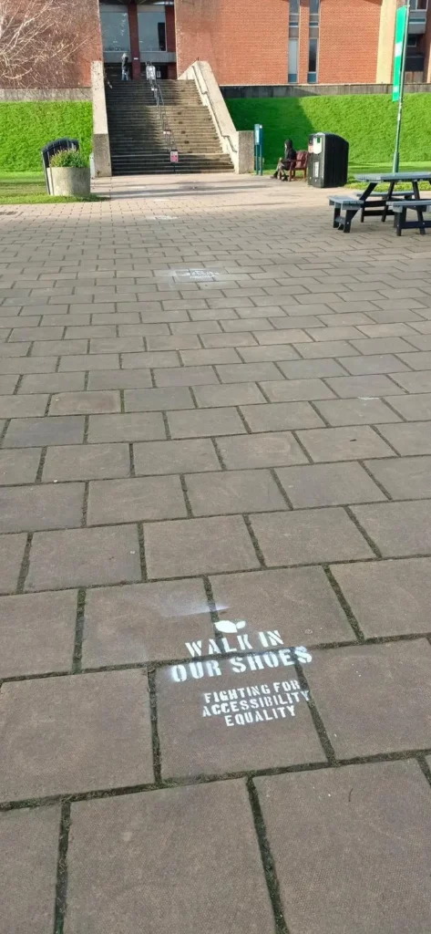 Sussex Uni Students Protest Disabled Access To Library Sussex Uni Students Protest Disabled Access To Library