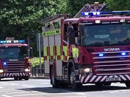Caravan Fire in Sheerness