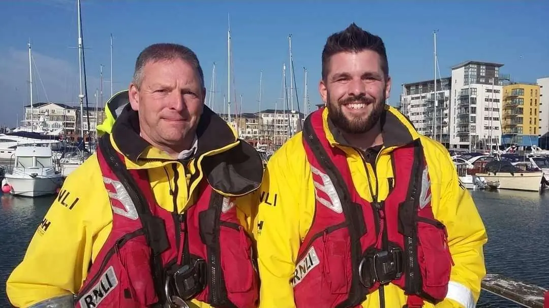 RNLI Father and Son Duo Save Two-Year-Old After Beach CPR Heroics in Eastbourne
