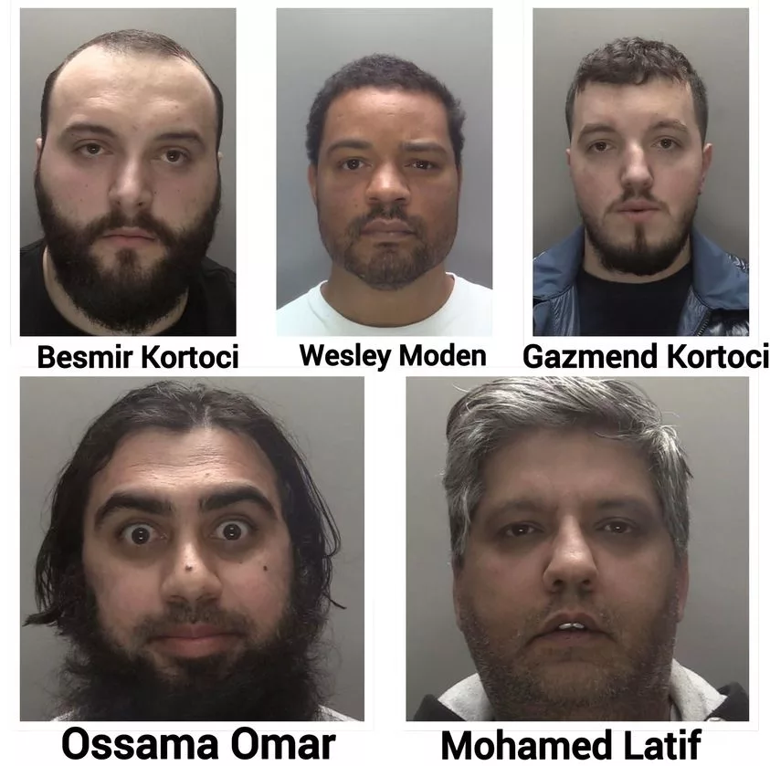 Five Men, Who Were Part Of A Group Convicted For Producing Millions Of Pounds Of Cannabis Across Leicestershire Over Two Years, Have Been Jailed