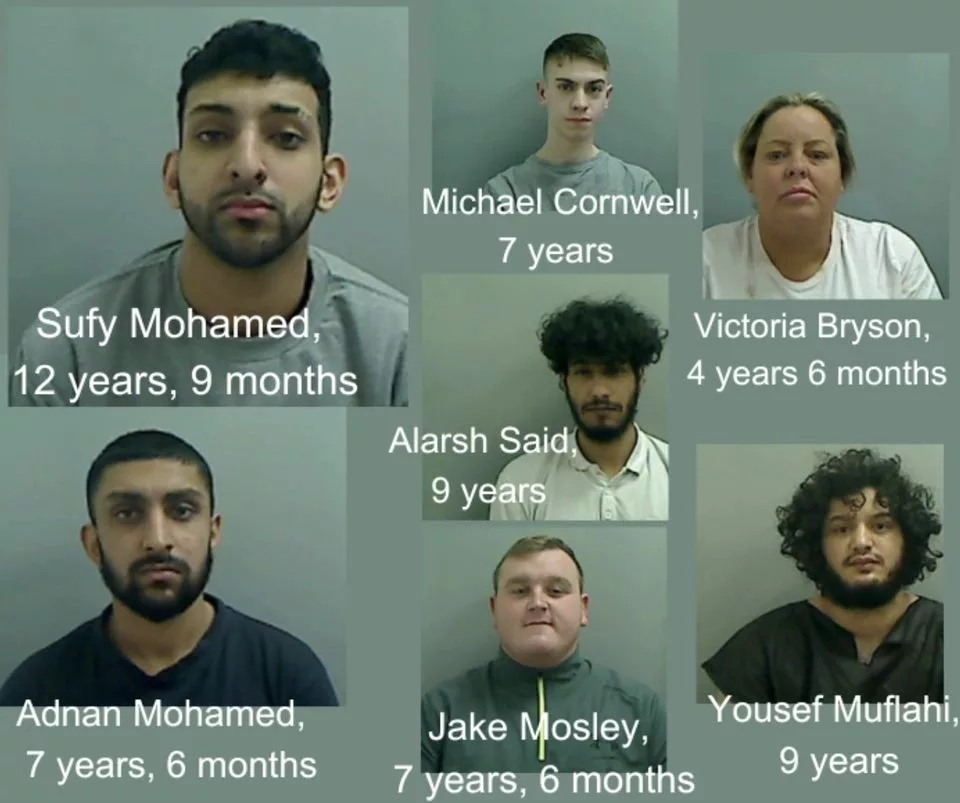 Six Men And One Woman Were Jailed To A Total Of 52 Years And 9 Months In Prison For Their Involvement In A Kidnap Involving Firearms And The Production And Supply Of Drugs Worth Over £3million