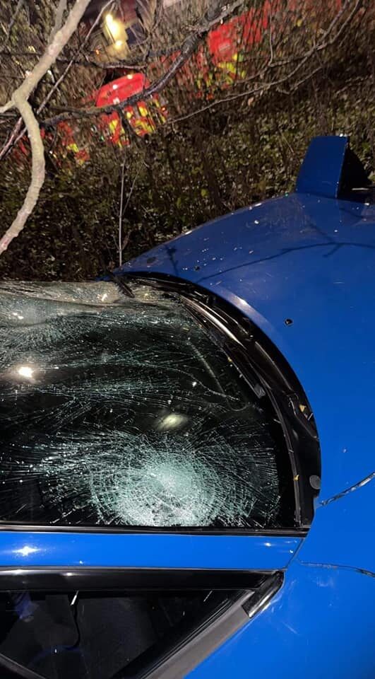 Four People Injured, Including At Least One Female, In A Serious Incident At A Car Meet In Portsmouth.