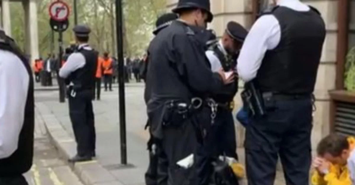 Six Members Of The Anti-monarchy Group Republic Have Been Arrested By Police On Their Way To A Protest Site Ahead Of The King’s Coronation