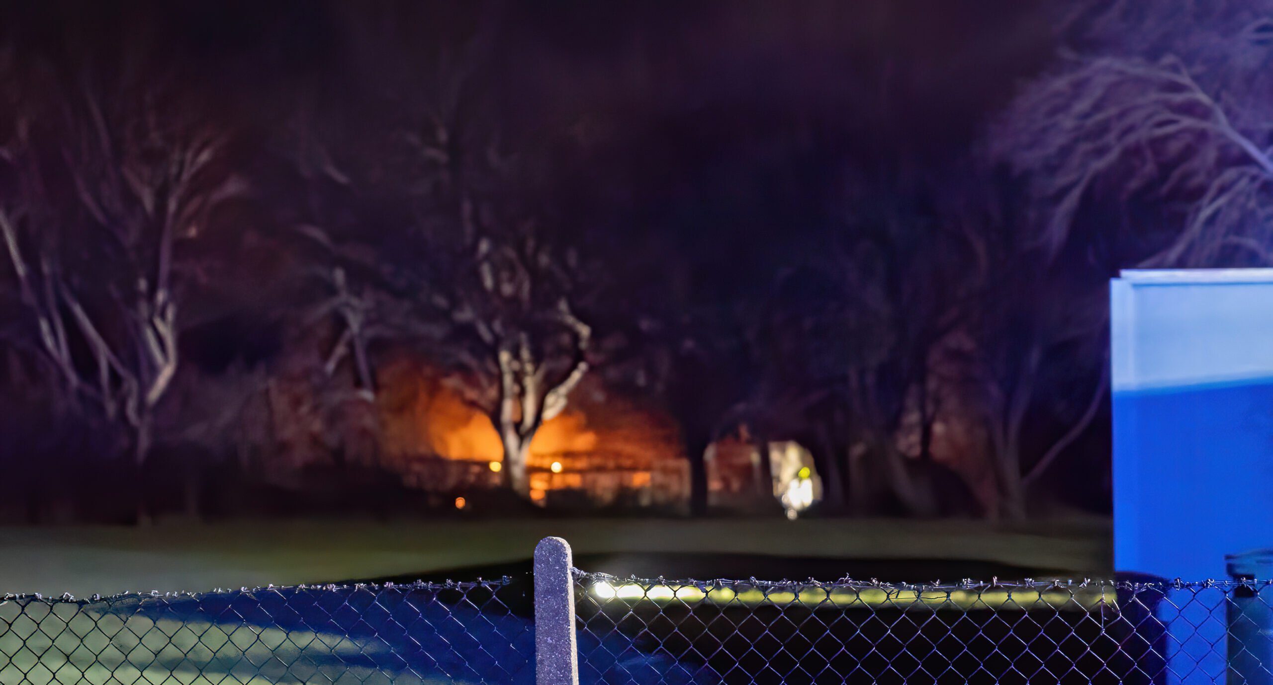 Fire Breaks Out At Newhaven Allotments