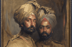 Philip De László Painting Of Two Indian Soldiers At Risk Of Leaving Uk