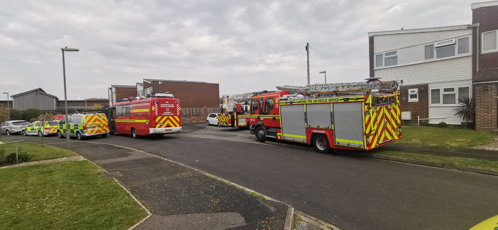 Blaze Rips Through Gosport Property