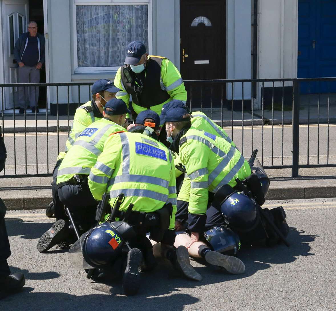 Four Men Have Been Charged After Being Arrested At A Pre-planned Protest In Dover