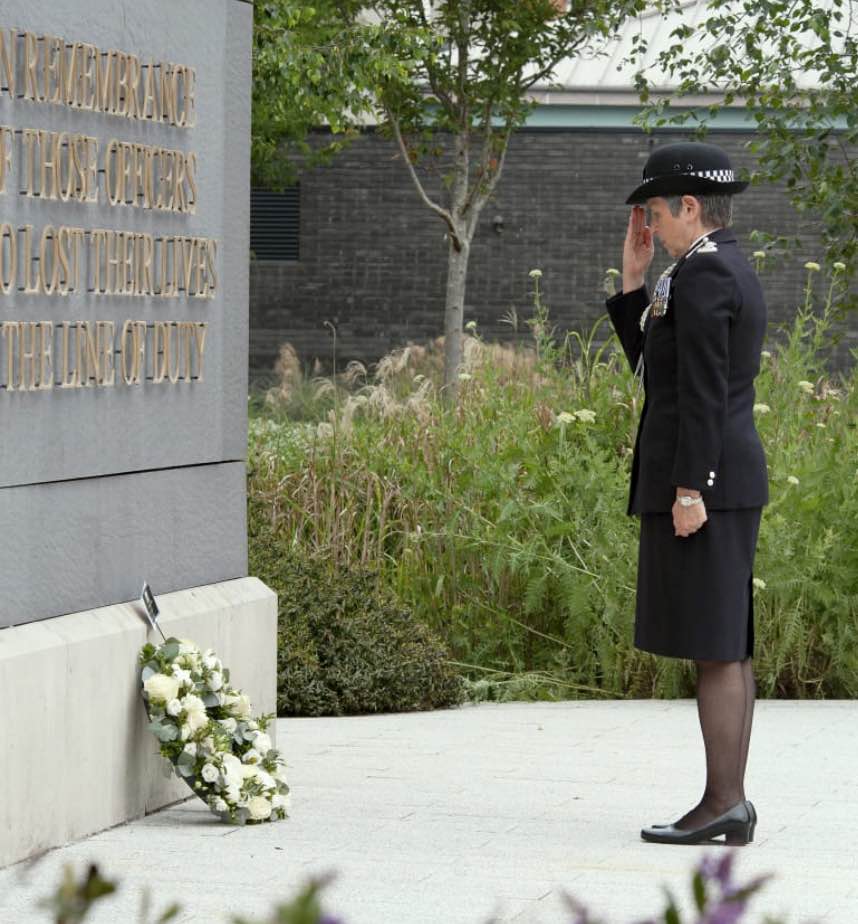 Dame Cressida Dick Has Honoured Those Police Officers And Staff Who Have Lost Their Lives In The Line Of Duty At The Met's Annual Ceremony Of Remembrance At Hendon Training School.