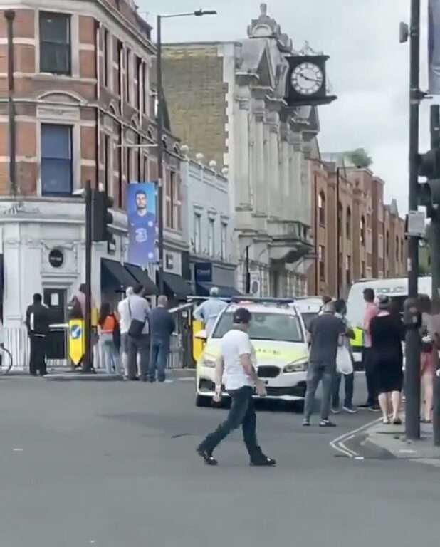 Emergency Services Called To Man Who Has Climbed Up  Scaffolding Two Flights Up