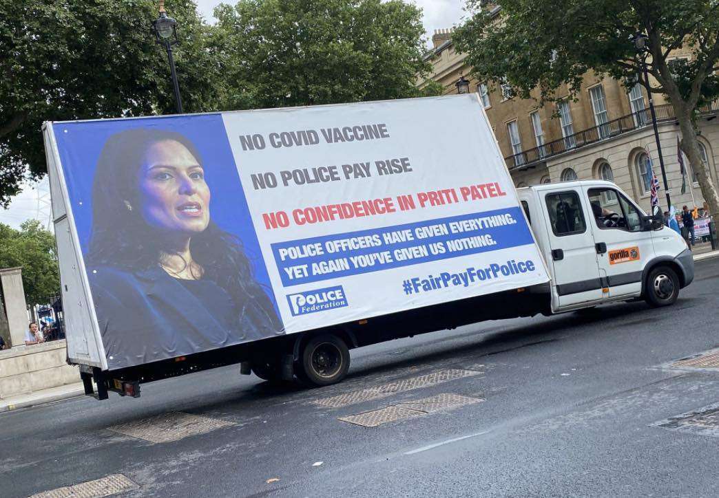The Police Federation Of England And Wales Has Called For A “complete Reset Of The Relationship Between Government And The Police” In The Wake Of The Organisation Passing A Vote Of No Confidence In Home Secretary Priti Patel
