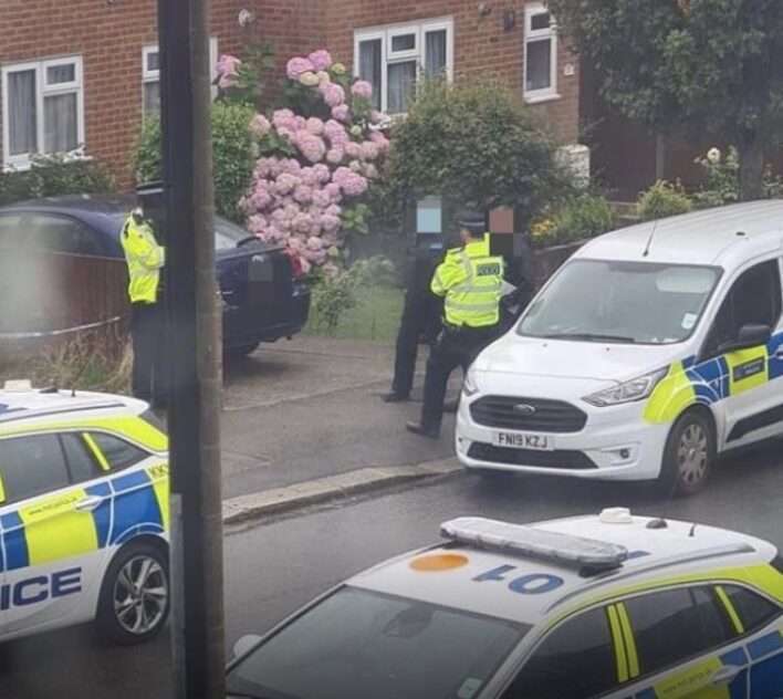 Officers Attended Along With Colleagues From The London Ambulance Service And Found Two Victims, Including One With Stab Injuries