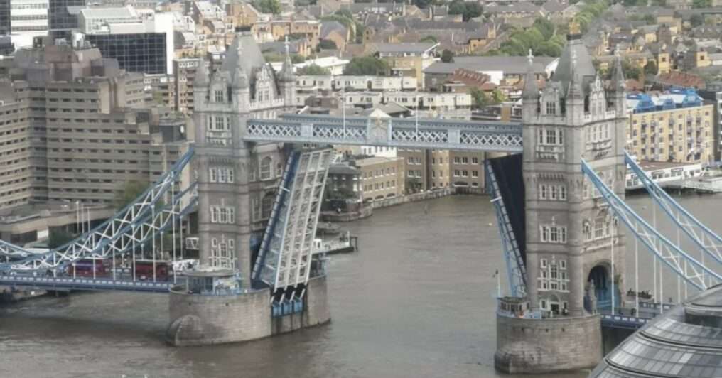 Tower Bridge Is Stuck Open Due To A Technical Fault After Opening For Jubilee Trust Tall Ship