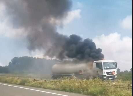 A21 Lamberhurst Bypass Is Closed In Both Directions There Is A Fuel Tanker On Fire