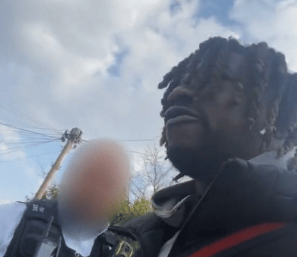 A Black Man Wearing A Coat Was Stopped And Searched By Metropolitan Police Officers Who Said He Was “not Dressed For The Climate”