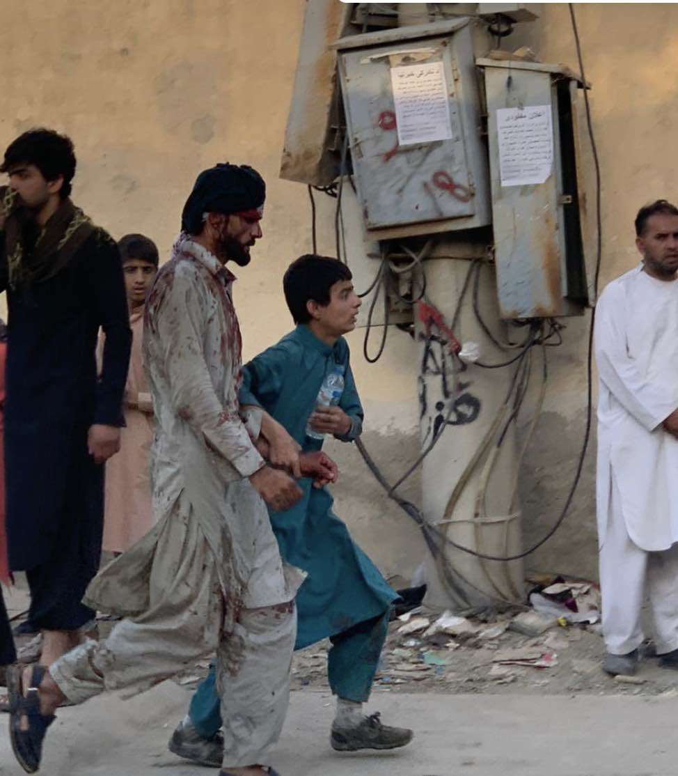 Thirteen Dead With Reports Of  A Second Explosion Is Possible As  People Urges To Leave And Take Cover From Kabul Airport