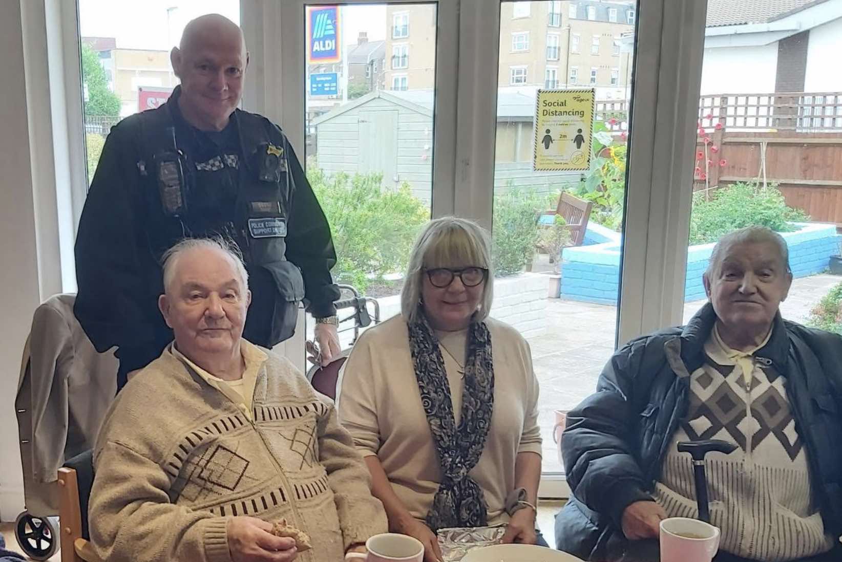 A Kent Police Community Support Officer Has Been Lending A Sympathetic Ear Over Coffee Or Tea To Help Support Veterans In Thanet