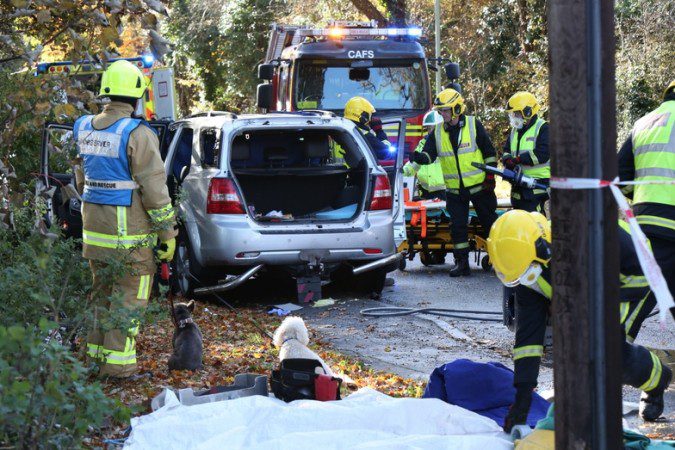 Three Vehicle Collision Closes Newgate Lane In Fareham