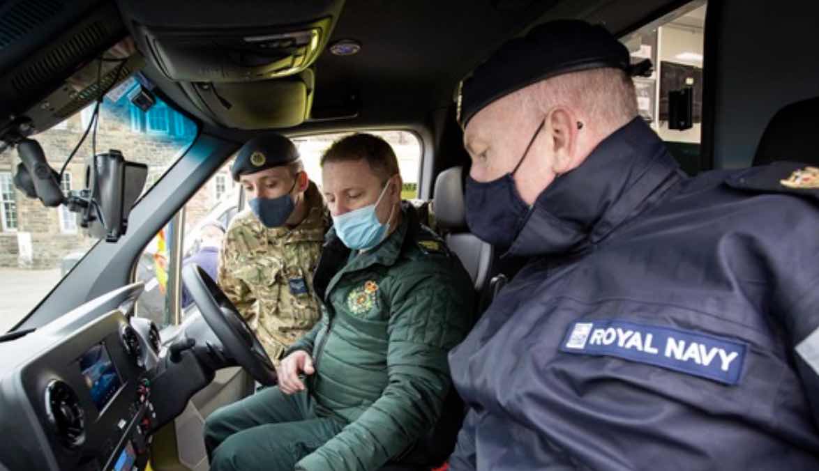 Royal Navy Sailors Are Swapping Missions On Ships And Aircraft For Duties As Ambulance Drivers Across Wales To Help Alleviate Pressure On Health Services This Autumn